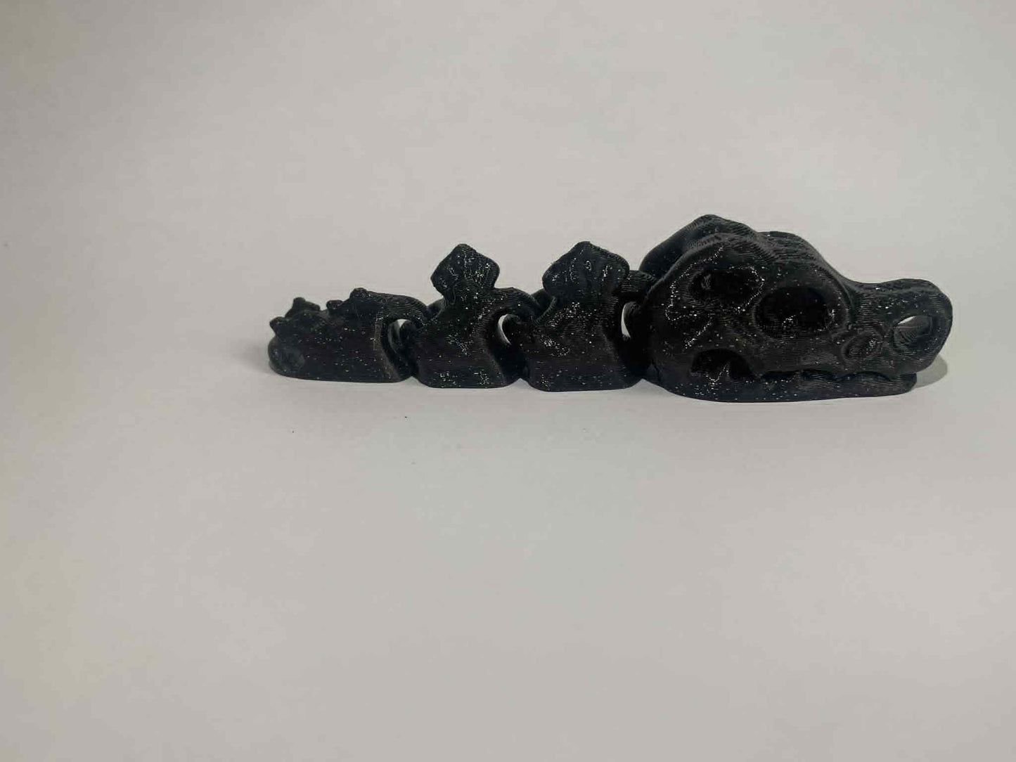 Flexi czaszka dinozaura kosmiczna czerń