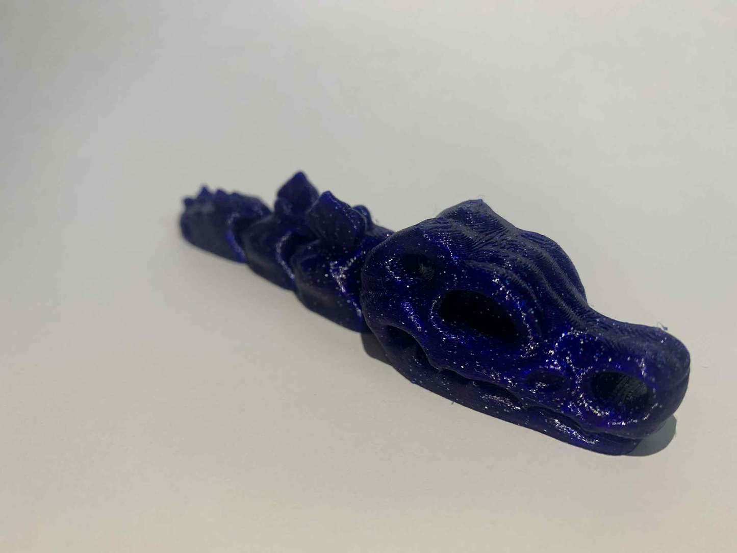 Flexi czaszka dinozaura kosmiczny granat