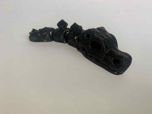 Flexi czaszka dinozaura kosmiczna czerń