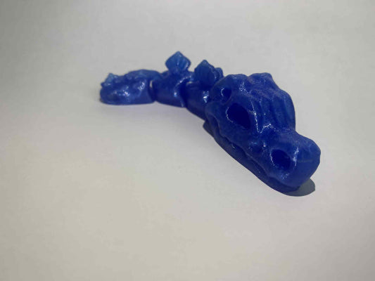 Flexi czaszka dinozaura błekitny