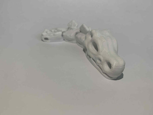 Flexi czaszka dinozaura biała