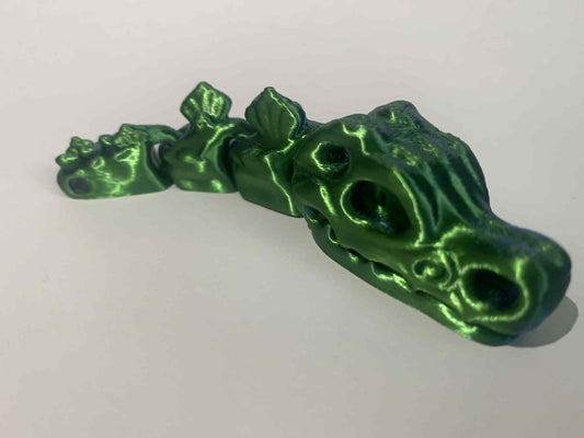 Flexi czaszka dinozaura dual niebiesko-zielony